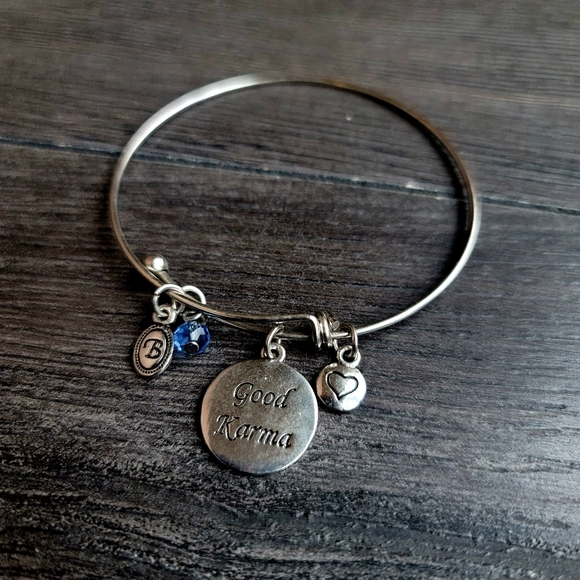 Evil Eye / Good Karma Bangle Bracelets | Set of 3 | Lovita - Picture 3 of 5